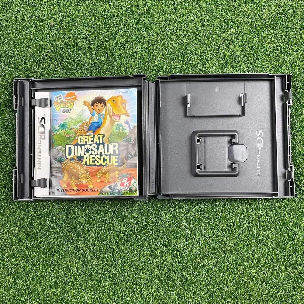 Go, Diego, Go! Great Dinosaur Rescue Nintendo DS Case & Manual Only NO GAME